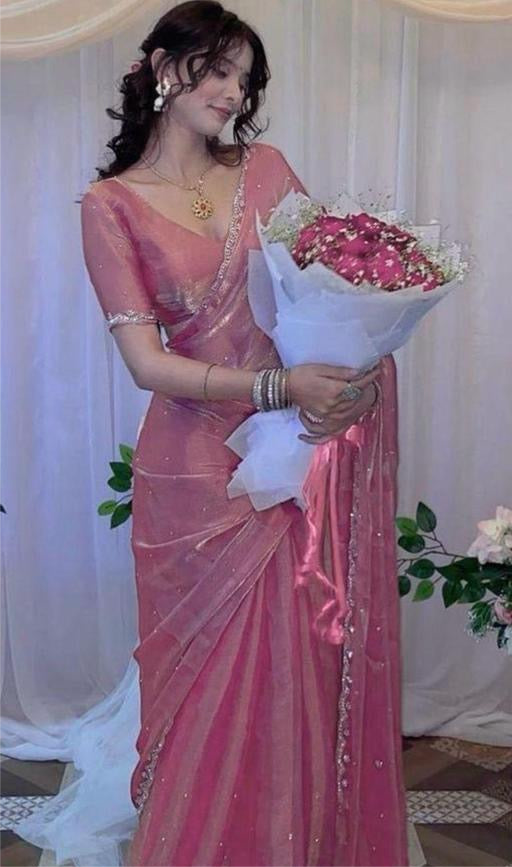 jimmy chu organza sarees designer organja sarees party wear