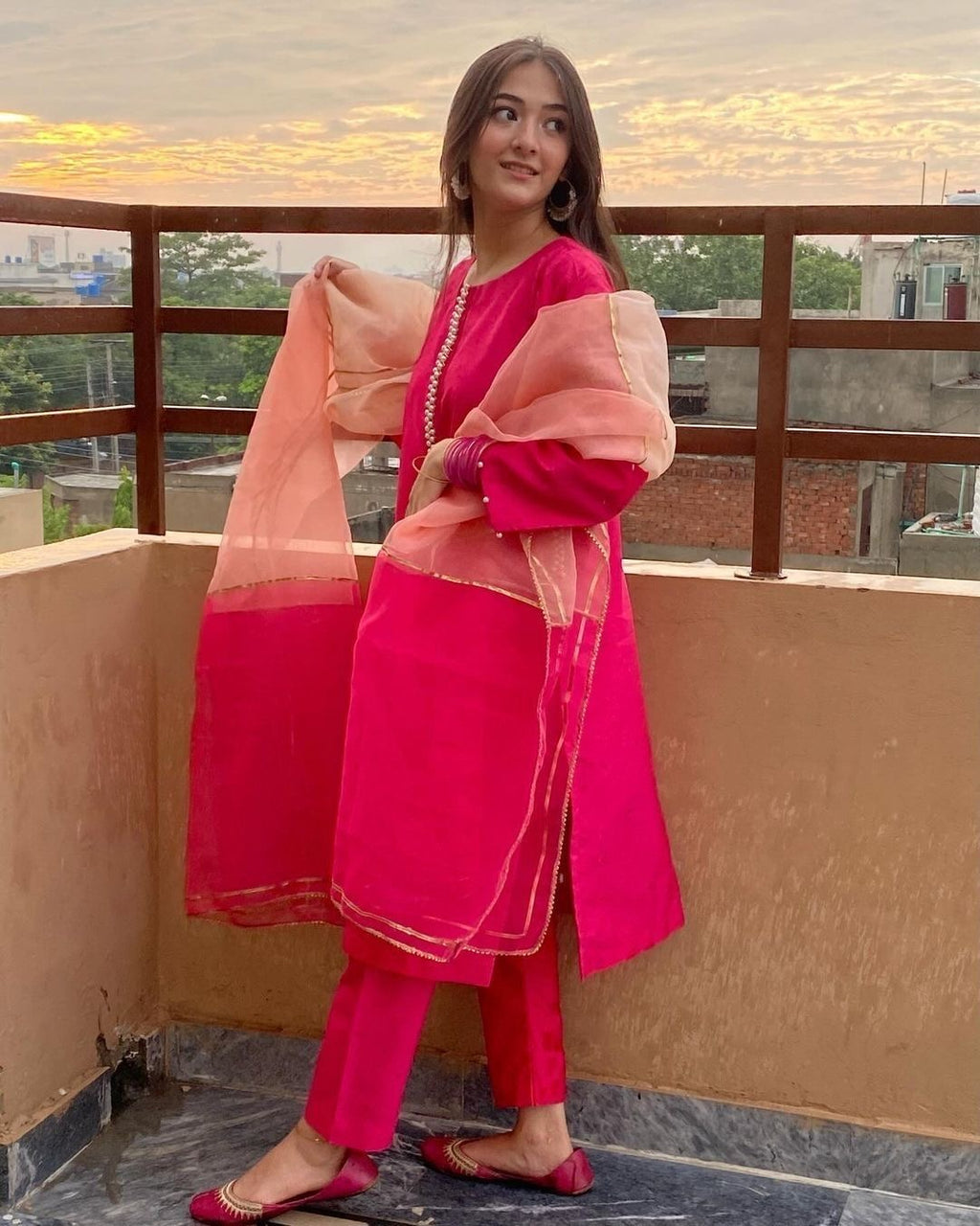 Kurta Pant Dupatta Set