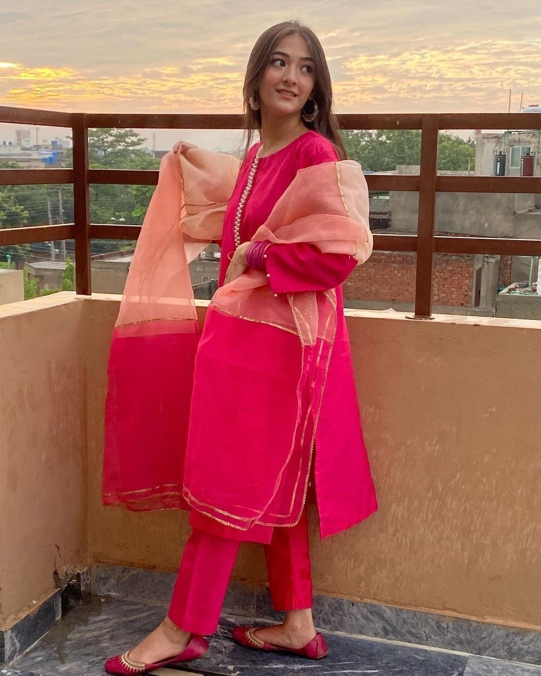 Kurta Pant Dupatta Set