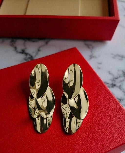 Trendy Gold-Tone Layered Statement