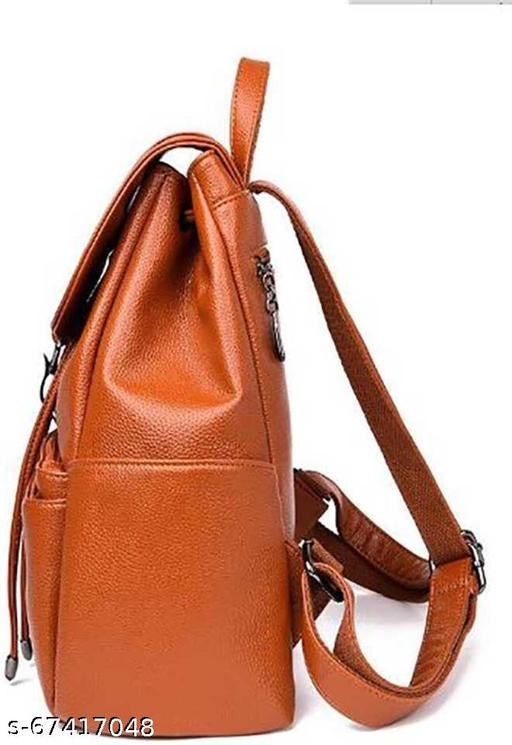 AISOM Trendy Women Khaki Backpacks