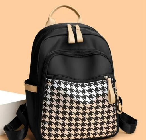 Attractive pocket printed backpack for