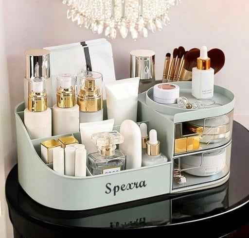 Multi Grid Plastic Desktop Storage Cosmetic STORAGE organiser 🗂️