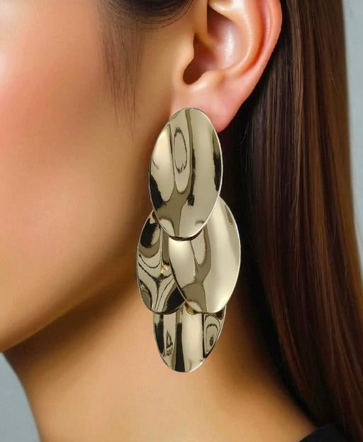 Trendy Gold-Tone Layered Statement