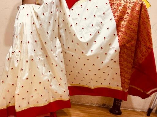 Garad Embroidery kanjiwarm silk sarees