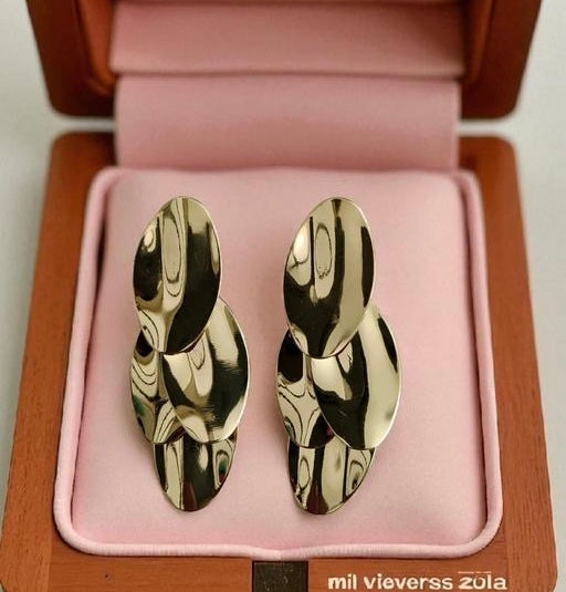 Trendy Gold-Tone Layered Statement