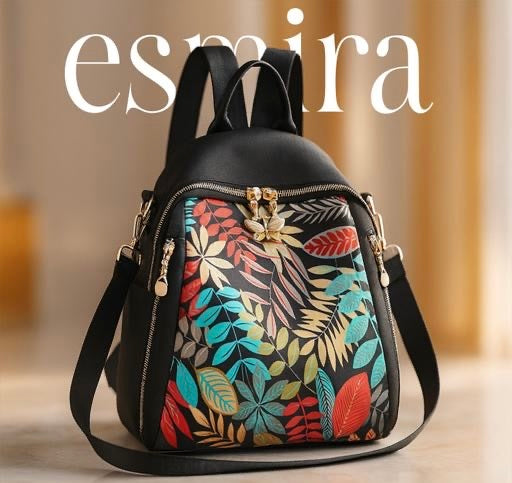 Belvoiri Solid Black Backpack – Stylish Travel