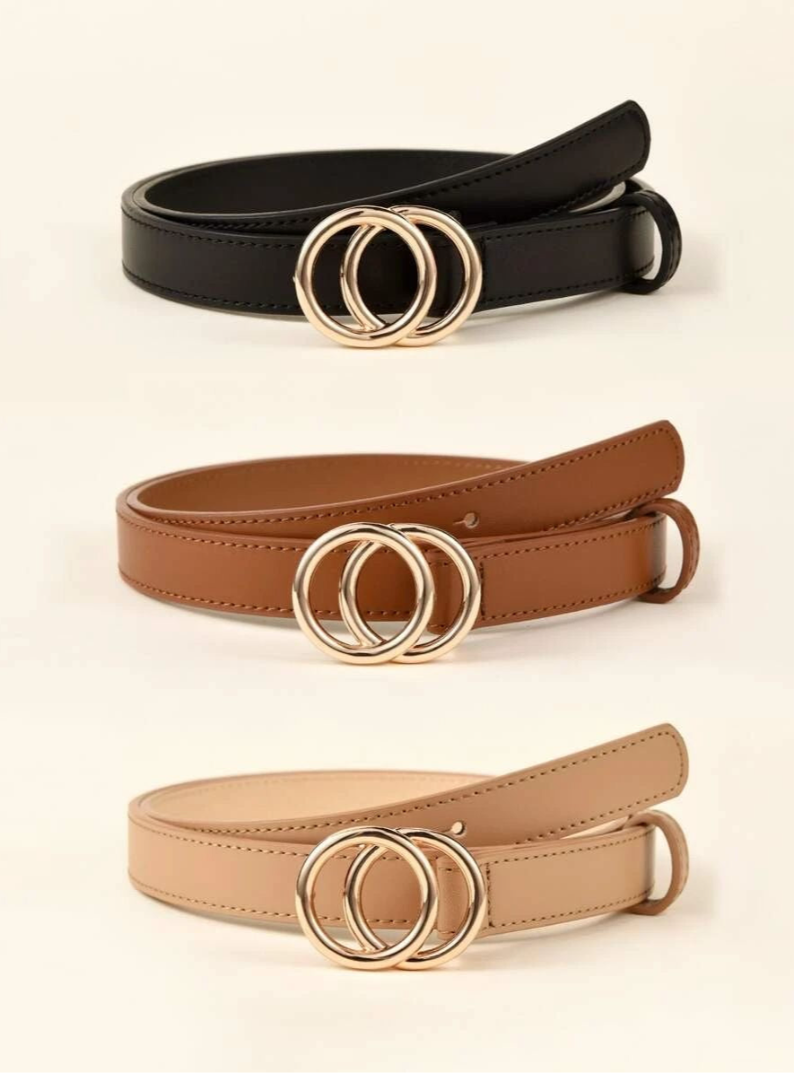women lether belt pack of 3