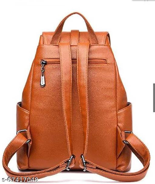 AISOM Trendy Women Khaki Backpacks