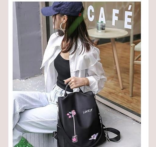 Stylish Embroidery Backpack for girls