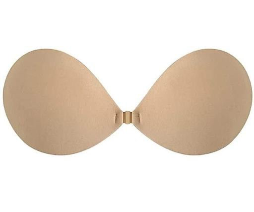 Women's And girls Self Adhesive Push Up Wire Free Stick On Invisible Bra (Free-Size) (pack of 01)