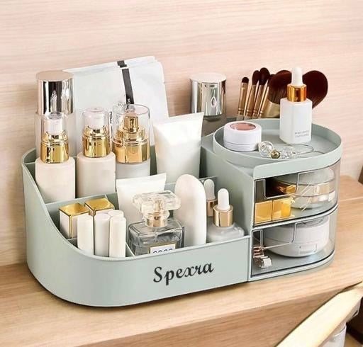 Multi Grid Plastic Desktop Storage Cosmetic STORAGE organiser 🗂️