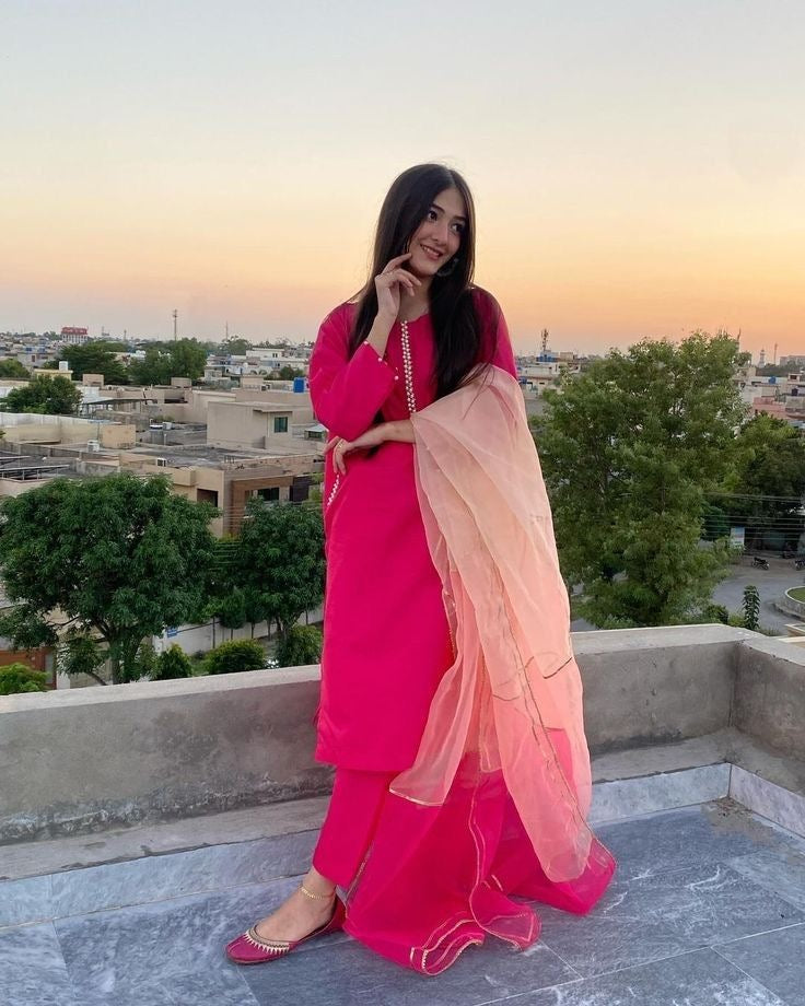 Kurta Pant Dupatta Set