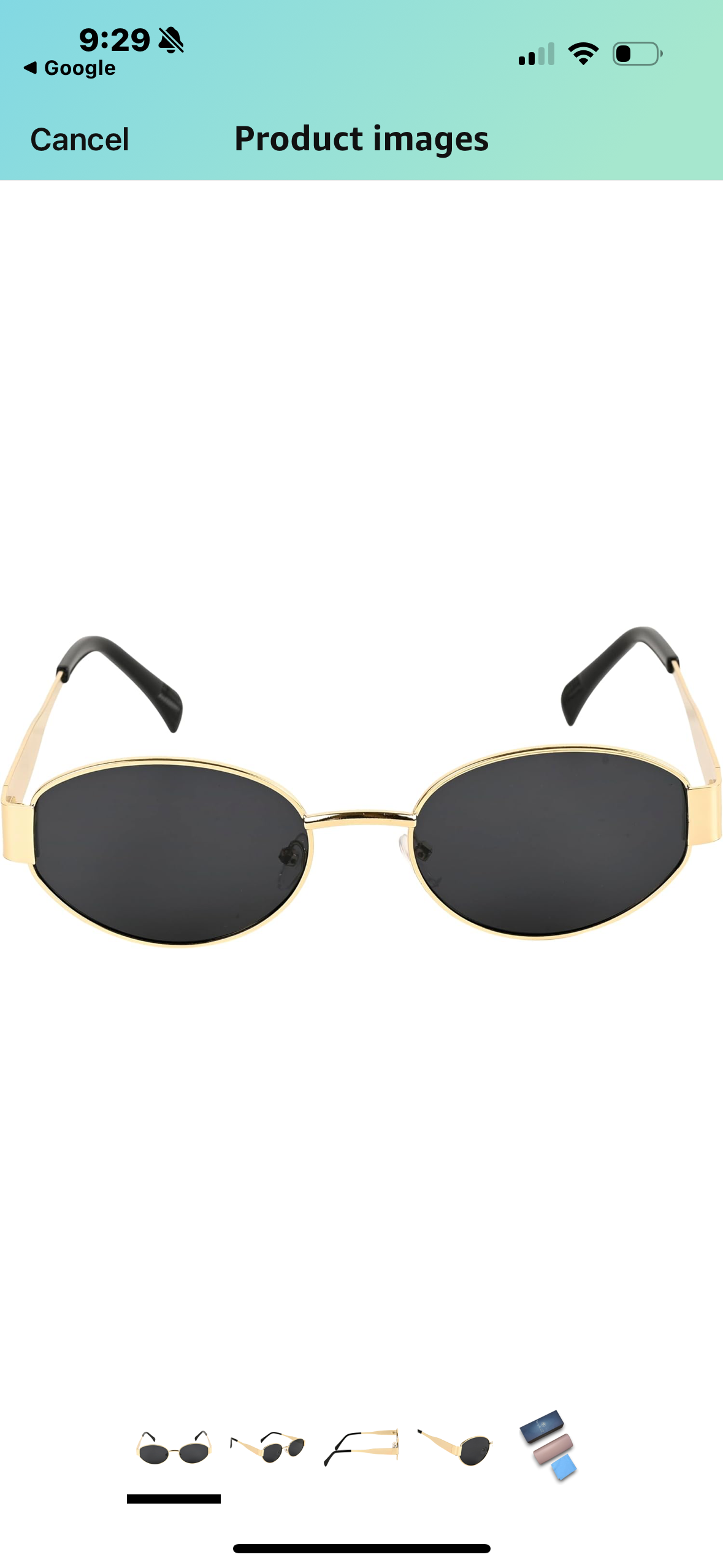 A LUINS Retro Designer Oval Metal