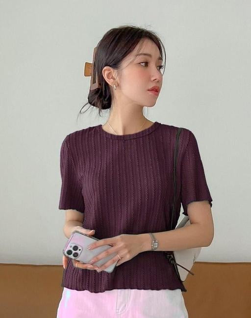 New onion fril Trendy Women T-Shirt I