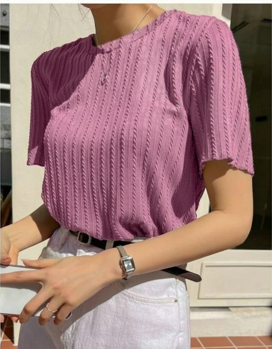 New onion fril Trendy Women T-Shirt I