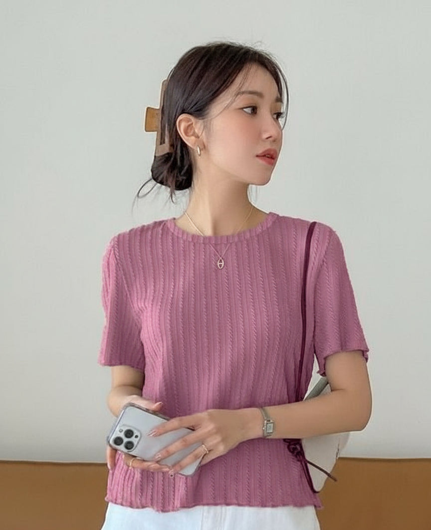 New onion fril Trendy Women T-Shirt I