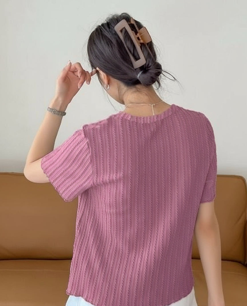 New onion fril Trendy Women T-Shirt I